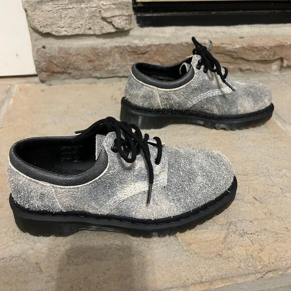 NEW Dr. Martens 8053 Stonewashed Suede Casual Shoes in Grey Men’s 8 | 7 Women’s - Picture 6 of 14